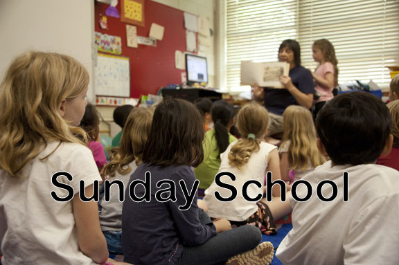 Children listening to instruction.